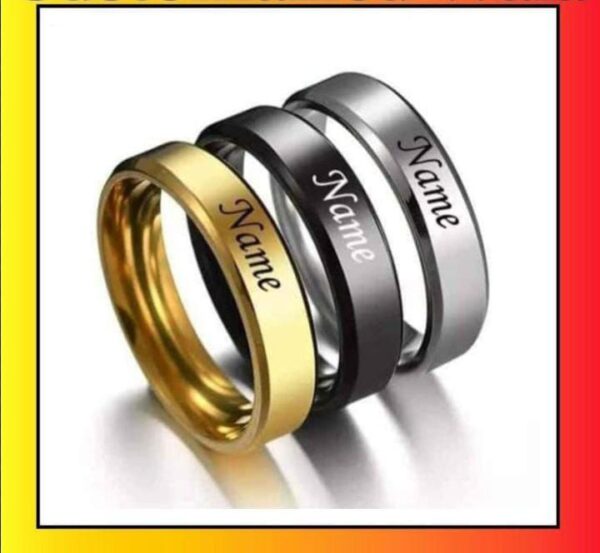Customized Name Ring with Gift Box
