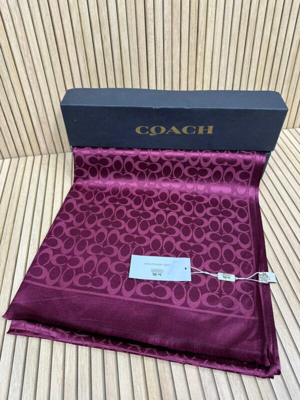 High quality Coach Scarf With Tag & Packing also - Image 4