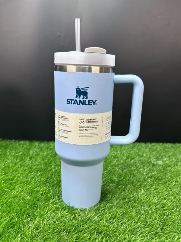 STANLEY 40oz Steel Tumbler With Lid Handle & Straw 1200ml - Image 3