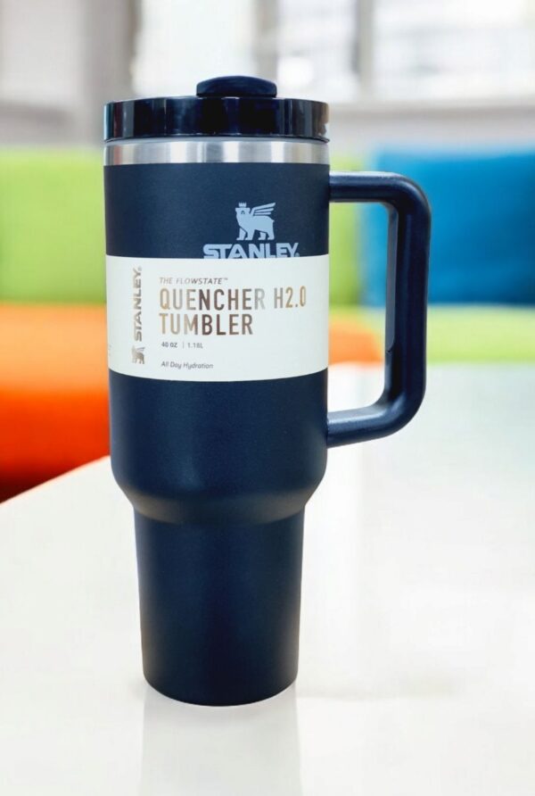 STANLEY 40oz Steel Tumbler With Lid Handle & Straw 1200ml - Image 2