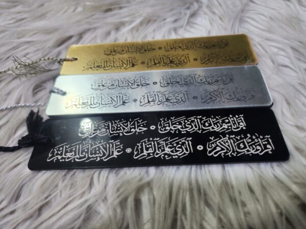 Acrylic Bookmark 3 Pcs Set - Image 3